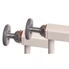 Baby Dan Védőrács Maja 2 toldattal 74-80 cm - white