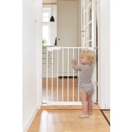   Baby Dan Nyomászárórács Lise 60,5 - 66,5 cm - fehér/fém 