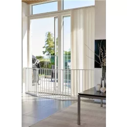 Baby Dan Supreme Olaf X fehér térkorlát, 90-225 cm