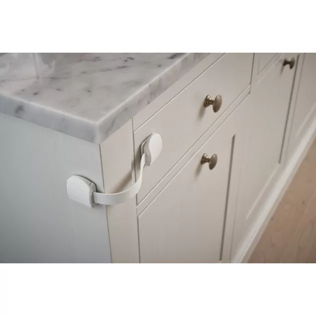 Baby Dan Multi Purpose Lock univerzális zár fiókhoz szekrényajtóhoz BIO 2db - fehér
