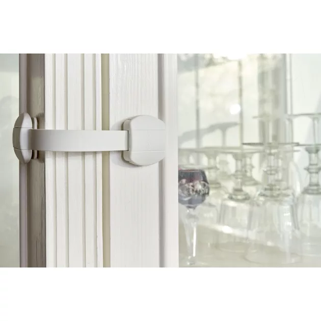 Baby Dan Multi Purpose Lock univerzális zár fiókhoz szekrényajtóhoz BIO 2db - fehér