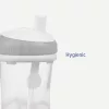 Difrax Pohár szívószállal 250 ml - téglapiros