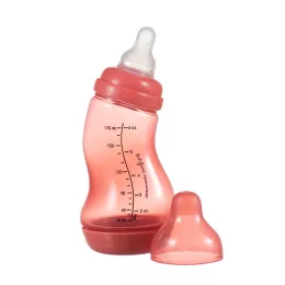 Difrax Anti-colic S-cumisüveg 170 ml - korall