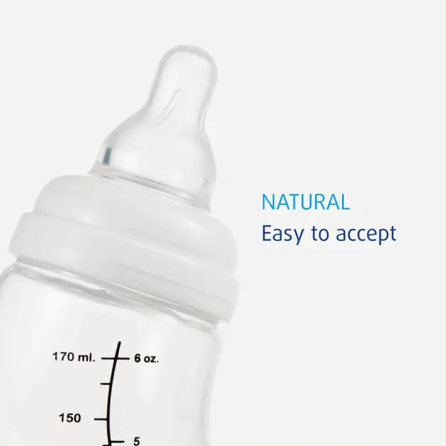 Difrax Anti-colic S-cumisüveg 170 ml - ezüst