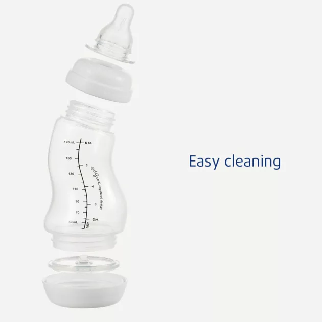 Difrax Anti-colic S-cumisüveg 170 ml - ezüst