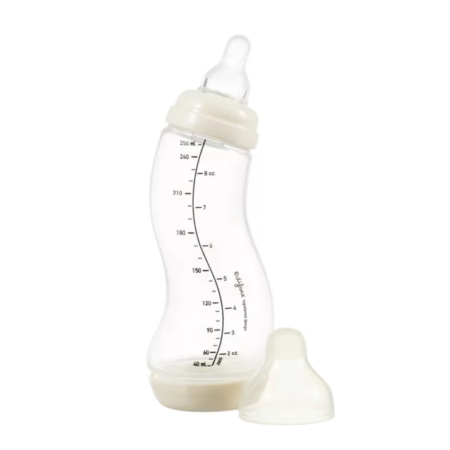 Difrax Anti-colic S-cumisüveg 250 ml - krém színű