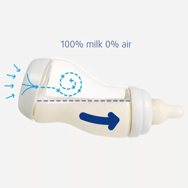 Difrax Anti-colic S-cumisüveg 250 ml - krém színű