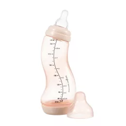 Difrax Anti-colic S-cumisüveg 250 ml - rózsaszín