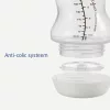 Difrax Széles anti-colic S-cumisüveg 310 ml - fehér