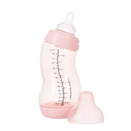 Difrax széles anti-colic S-cumisüveg 310 ml - rózsaszín