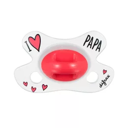   Difrax Anatomikus cumi újszülöttek számára - I LOVE PAPA