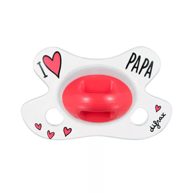 Difrax Anatomikus cumi újszülöttek számára - I LOVE PAPA