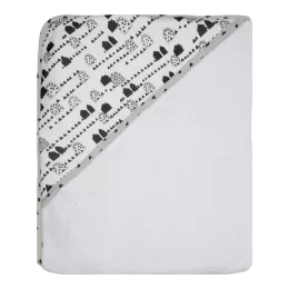 LUMA Törülköző kapucnival 85x75 cm - Little Houses