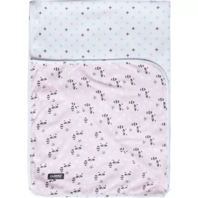 LUMA Multifunkciós pléd 75x100 cm - Racoon Pink