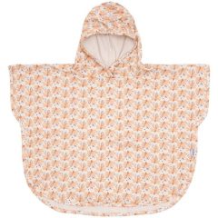 LUMA Muszlin poncsó - Flowerfever Nude