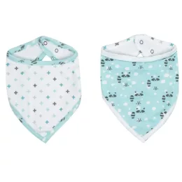   LUMA Bandana nyálfogó kendő - Racoon Mint limitált kollekció