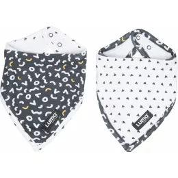 LUMA Bandana nyálfogó kendő 2db - Grey