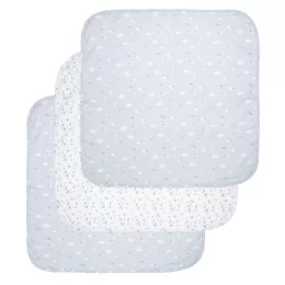 LUMA Bambusz muszlin pelenka 70 x 70 cm 3 db - Lovely Sky