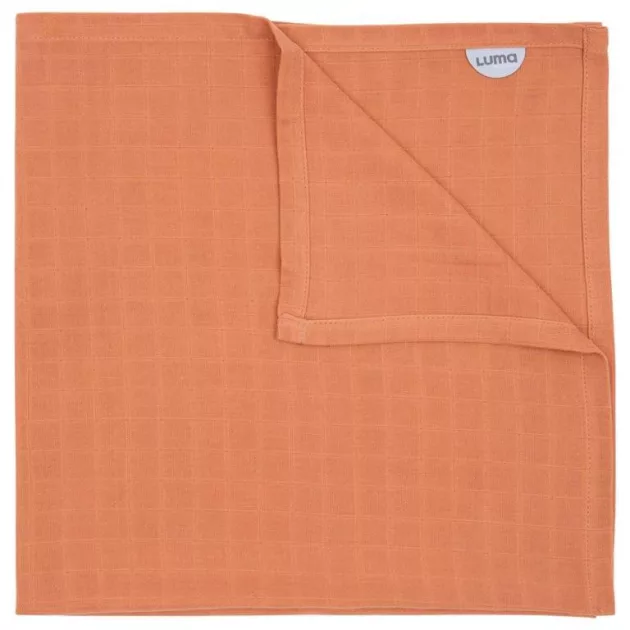 LUMA Bambusz muszlin pelenka 70x70 cm 3 db - Flowerfever Nude