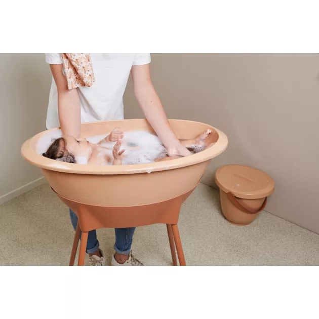 LUMA Bambusz muszlin pelenka 110x110 cm - Flowerfever Nude