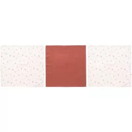   LUMA Muszlin Arctörlő kendő 3db csomagolásban - Sunset Shapes