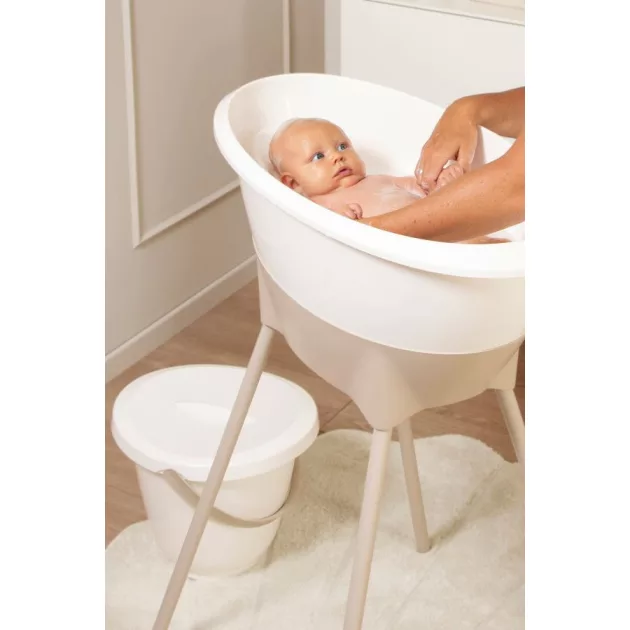 LUMA Pelenkatároló vödör fedéllel - White