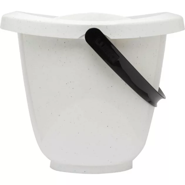 LUMA Pelenkatároló vödör fedéllel - Speckles White