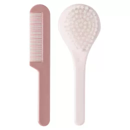 LUMA Fésű és hajkefe - Blossom Pink