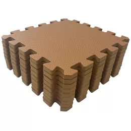   Rialto Baby Puzzle habszivacs játszószőnyeg 90x90 cm - Brown