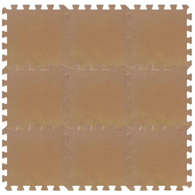 Rialto Baby Puzzle habszivacs játszószőnyeg 90x90 cm - Brown