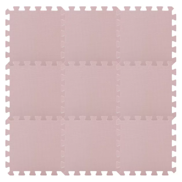 Rialto Baby Puzzle habszivacs játszószőnyeg 90x90 cm - Light Pink