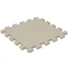 Puzzle habszivacs játszószőnyeg szegéllyel Light Beige 92x122 cm