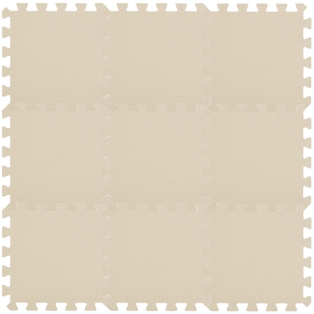 Rialto Baby Puzzle habszivacs játszószőnyeg 90x90 cm - Light Beige