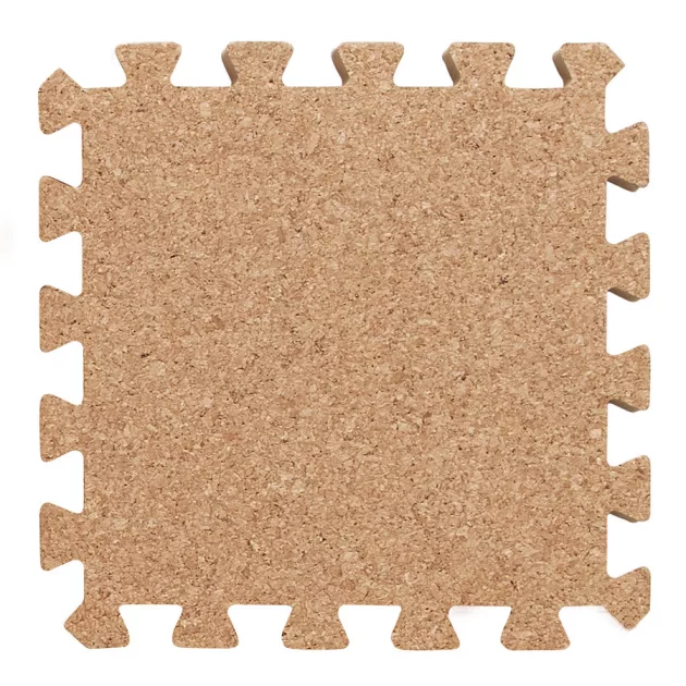 Puzzle habszivacs játszószőnyeg parafa felülettel 90x90 cm