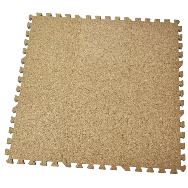 Puzzle habszivacs játszószőnyeg parafa felülettel 90x90 cm