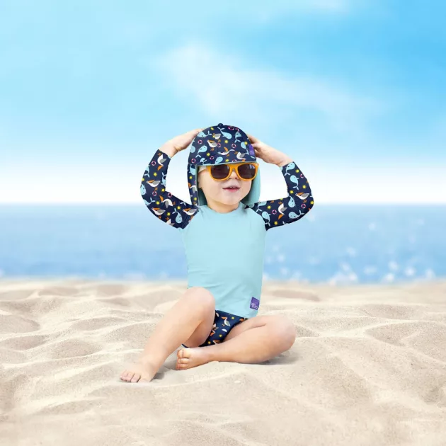 Bambino Mio Gyermek UV szűrős fürdősapka UV 50+ méret L/XL - Nautical