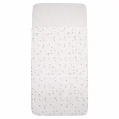   Witlof for Kids megerősített szegéllyel ellátott lepedő Tuck-inn 60x120 cm Vintage Flowers