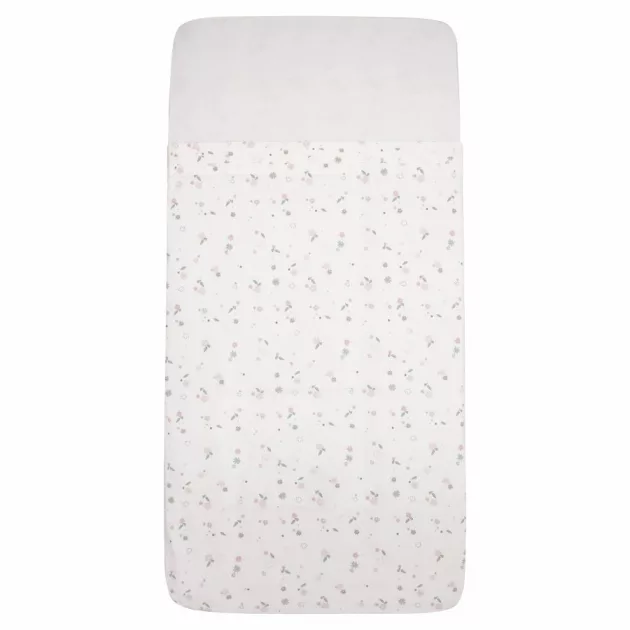 Witlof for Kids megerősített szegéllyel ellátott lepedő Tuck-inn 60x120 cm Vintage Flowers