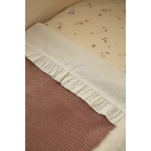 Witlof for Kids megerősített szegéllyel ellátott lepedő Tuck-inn 60x120 cm Vintage Flowers