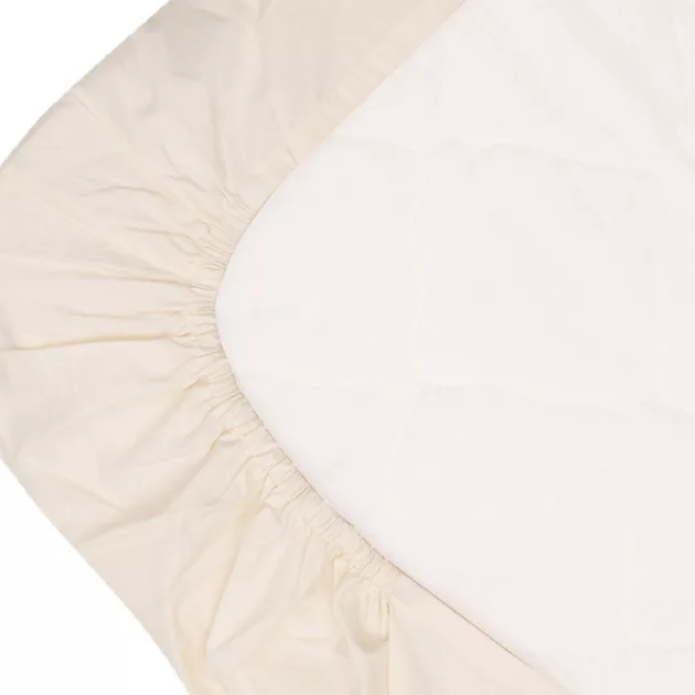 Witlof for Kids megerősített szegéllyel ellátott lepedő Tuck-inn 60 x 120 cm Off White