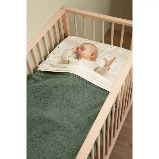Witlof for Kids megerősített szegéllyel ellátott lepedő Tuck-inn 60 x 120 cm Off White