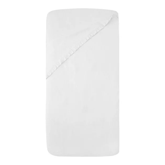 Witlof for Kids Tuck-inn fodros lepedő 60 x 120 cm White
