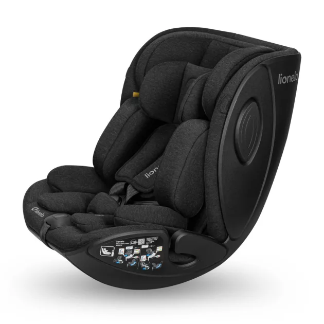 Lionelo Moxie Next I-Size gyermekülés - Black Carbon