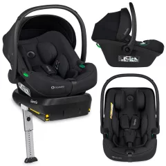   Lionelo Astrid I-Size Babahordozó + bázistalp Set 40-87 cm - Black Onyx