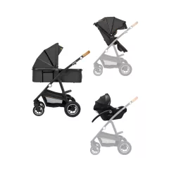 Lionelo Amber 3in1 multifunkciós babakocsi - Grey Graphite