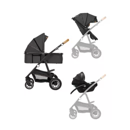 Lionelo Amber 3in1 multifunkciós babakocsi - Grey Graphite