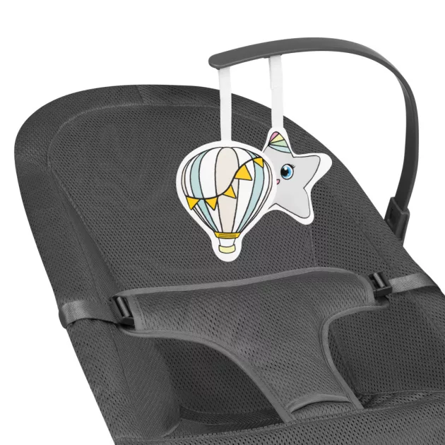 Lionelo June Air pihenőszék - Grey graphite