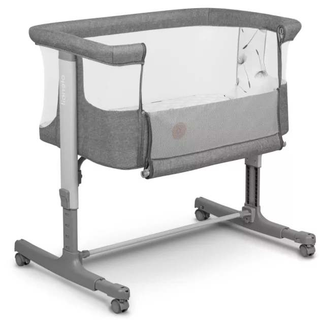 Lionelo Aurora 3in1 babaöböl, babaágy és bölcső - Grey Concrete