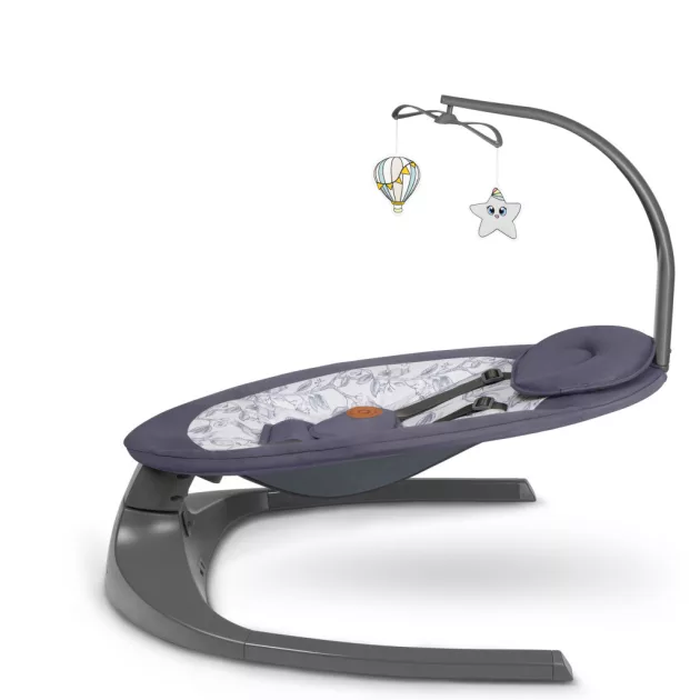 Lionelo Ralf elektromos pihenőszék és hinta - Grey White