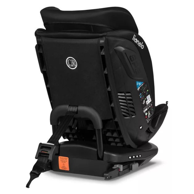 Lionelo Bastiaan RWF I-Size 360°-ban forgatható ISOFIX gyermekülés (40-150 cm) - Black Carbon